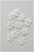 20pcs. 3D lace flowers for sewing/ 3D flower lace applique/ wedding dress lace applique/ bridal lace// A17-163R