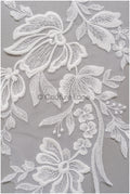 Wildblumen-Spitzen-Patch, Blumen-Spitzen-Applikation, Spitzen-Blumen-Patch, Braut-Spitzen-Blumenapplikationen, A22-269
