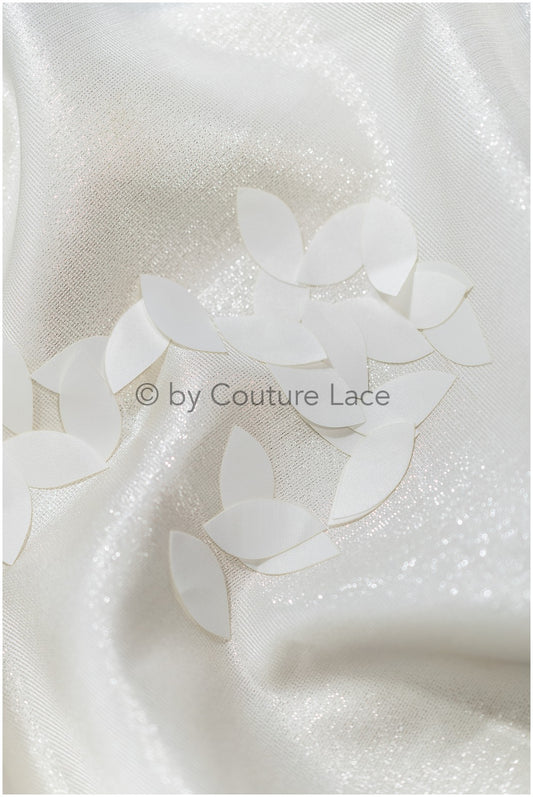 26 pcs 3d leaf lace applique/ applique/ 3D flower leaf applique/ patch// A24-404
