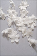 9g. 3D Sew On Flowers/ 3D Bridal Satin Flower/ 3D Flowers for Wedding Dress// A24-429 (FL-040)