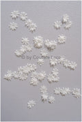 2g. 3D lace flowers/ 3D flowers sew on/ 3D flowers lace applique/ wedding dress lace applique// A24-432