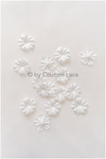 9g. 3D lace flowers/ 3D flowers sew on/ 3D flowers lace applique/ wedding dress lace applique// A24-439