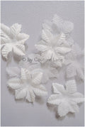 7g. 3D lace flowers/ 3D flowers sew on/ 3D flowers lace applique/ wedding dress lace applique// A24-447