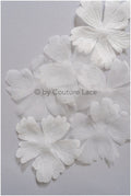 18g. 3D lace flowers/ 3D flowers sew on/ 3D flowers lace applique/ wedding dress lace applique// A24-450