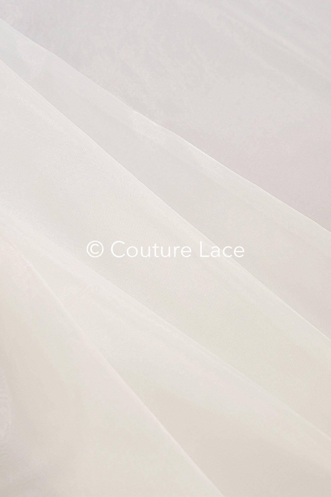 Seiden-glänzender Organza Stoff – Ideal für voluminöse Brautkleider, Röcke & Dekoration// R-055