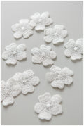 20pcs. 3D lace flowers for sewing/ 3D flower lace applique/ wedding dress lace applique/ bridal lace// A17-163R