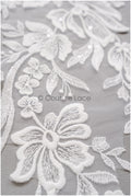 Wildblumen-Spitzen-Patch, Blumen-Spitzen-Applikation, Spitzen-Blumen-Patch, Braut-Spitzen-Blumenapplikationen, A22-269