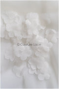 2g 3D flower lace applique/ applique/ 3D flower applique/ patch// A24-413