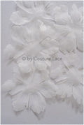 20g. 3D lace flowers/ 3D flowers sew on/ 3D flowers lace applique/ wedding dress lace applique// A24-445