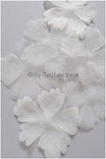 18g. 3D lace flowers/ 3D flowers sew on/ 3D flowers lace applique/ wedding dress lace applique// A24-450