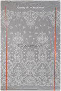 Soft embroidered bridal lace fabric, high-quality lace fabric for wedding dresses // L25-427