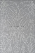 Wunderschöner Perlen-Spitzenstoff mit Linien, Couture-Spitzenstoff mit Perlen und Pailletten, Brautspitze mit Zweigen und Linien// L22-473