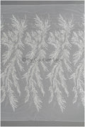 Couture-Spitzenstoff mit Perlen/ floraler Spitzenstoff mit Perlen/ perlenbesetzter Blumen-Spitzenstoff/ L22-506