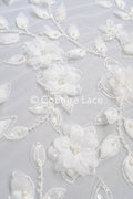 Exquisite Florale Spitze für Brautkleider, Jäckchen und Hochzeitsaccessoires // L25-717