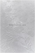 Jacquard nupcial con motivo floral – Off-White, elegante jacquard satinado // R-041