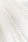 Slightly shiny chiffon fabric 50% viscose 50% polyester – ideal for wedding dresses &amp; nightwear // R-134