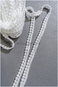 4yds/ Boho Spitzenbesatz/ Punkt Spitzenbesatz/ Braut Guipure Spitzenbesatz mit Punkt/ Baumwoll Spitzenbesatz// T22-161