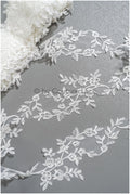 Brautspitze Borte Weiß/ Spitzenborte off-white / Braut Borte/ Spitzenborte für Brautkleid// T24-228