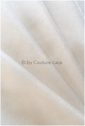 Structured Mikado Fabric Off-White with Silver Lyrex Threads – Perfect for Princess Wedding Dresses &amp; Decoration// R-136