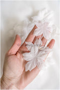 3g 3D flower lace applique/ applique/ 3D flower applique/ patch// A24-416