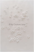 2g 3D flower lace applique/ small applique/ 3D flower applique/ patch// A24-425