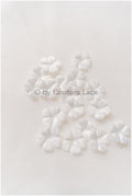 9g. 3D lace flowers/ 3D flowers sew on/ 3D flowers lace applique/ wedding dress lace applique// A24-438