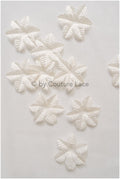 34g. 3D lace flowers/ 3D flowers sew on/ 3D flowers lace applique/ wedding dress lace applique// A24-446