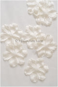 3D lace flowers/ 3D flowers sew on/ 3D flowers lace applique/ wedding dress lace applique// A24-448