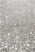 Couture Spitze mit Spiegeln und Pailletten für elegantes Design, Handbestickte Luxus Spitze // L25-128
