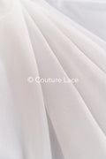 Silky shiny organza fabric – ideal for voluminous wedding dresses, skirts &amp; decoration// R-135