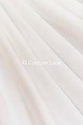 Heavy off-white stretch crepe fabric for wedding dresses – High-quality elastic fabric for creative wedding designs | Ideal for bridal wear &amp; customization // R-195 (copy)
