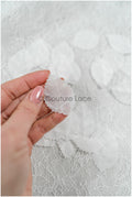 3g 3d leaf lace applique/ leaves applique/ 3D flower leaf applique/ patch// A24-410