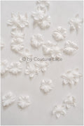10g. 3D lace flowers/ 3D flowers sew on/ 3D flowers lace applique/ wedding dress lace applique// A24-435
