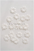 11g. 3D lace flowers/ 3D flowers sew on/ 3D flowers lace applique/ wedding dress lace applique// A24-444