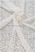 Handbestickte Perlenspitze, Luxuriöse Brautspitze für Couture Brautkleider // L25-358