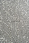 Perlen-Spitzenstoff/ Couture-Spitzenstoff/ Braut-Spitzenstoff/ Perlen-Spitze// L22-218B