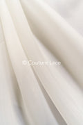 3 meter wide bridal organza fabric – ideal for voluminous wedding dresses, skirts &amp; decoration // R-058