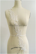 Brautspitze Borte Weiß/ Spitzenborte off-white / Braut Borte/ Spitzenborte für Brautkleid// T24-228