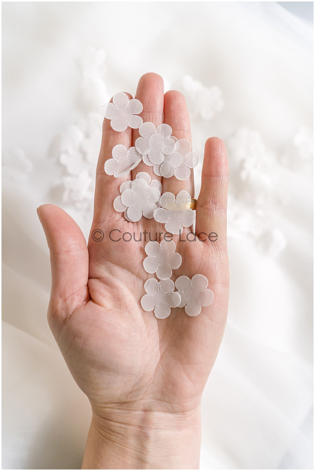 2g 3D flower lace applique/ applique/ 3D flower applique/ patch// A24-414