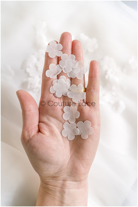 2g 3D flower lace applique/ applique/ 3D flower applique/ patch// A24-414