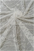 Perlen-Spitzenstoff/ Couture-Spitzenstoff/ Braut-Spitzenstoff/ Perlen-Spitze// L22-218B