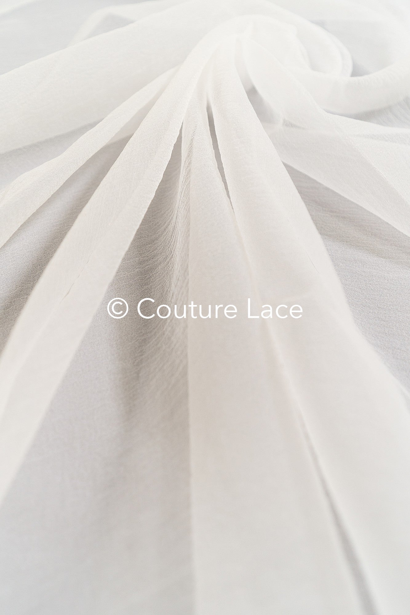 Crashed/Crinkle Organza Fabric – Ideal for voluminous wedding dresses &amp; decorations // R-057