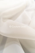 3 meter wide bridal organza fabric – ideal for voluminous wedding dresses, skirts &amp; decoration // R-058