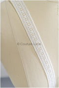 Brautspitze Borte Weiß/ Spitzenborte off-white / Braut Borte/ Spitzenborte für Brautkleid// T24-159