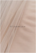Soft Nude - 160cm wide very soft tulle fabric for bridal veils and wedding dresses/ soft net fabric// R-137-66