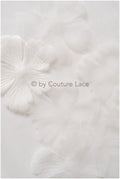 18g. 3D lace flowers/ 3D flowers sew on/ 3D flowers lace applique/ wedding dress lace applique// A24-450