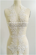 Brautspitze Borte Weiß/ Spitzenborte off-white / Braut Borte/ Spitzenborte für Brautkleid// T24-223