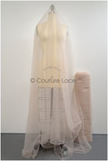 Soft Nude - 160cm wide very soft tulle fabric for bridal veils and wedding dresses/ soft net fabric// R-137-66