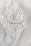 3g 3D flower lace applique/ applique/ 3D flower applique/ patch// A24-412