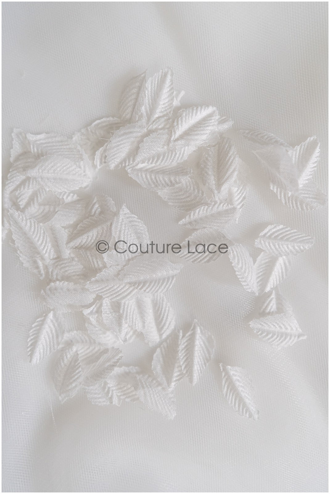 2g 3d leaf lace applique/ leaves applique/ 3D flower leaf applique/ patch// A24-419